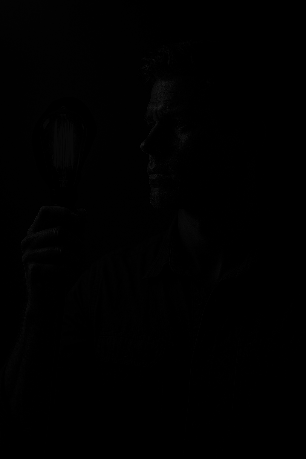 Scena con lampadina